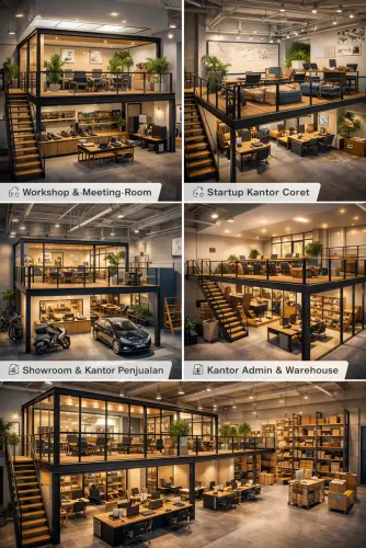 Mezzanine Ruang Kantor di Cisauk