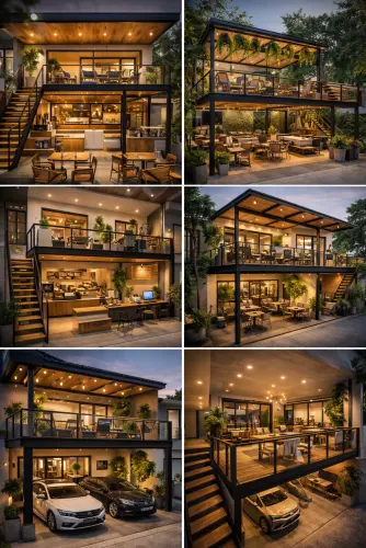 Mezannine Cafe Modern di Cisauk
