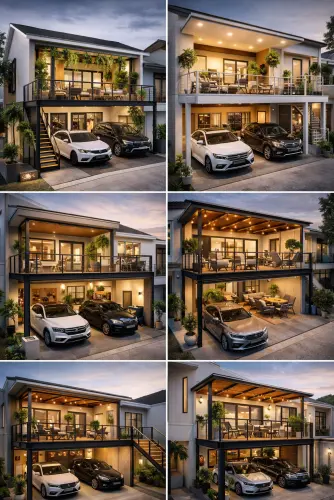Mezannine Teras Rumah Keren di Cisauk